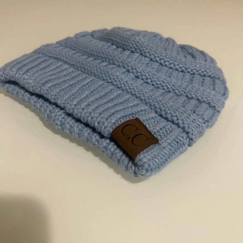 C.C Women Light Blue Knit Hat